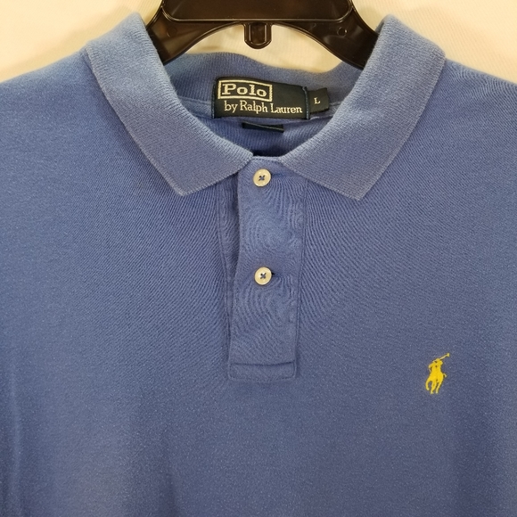 Polo Ralph Lauren Royal Blue Polo Shirt Large - Picture 9 of 15